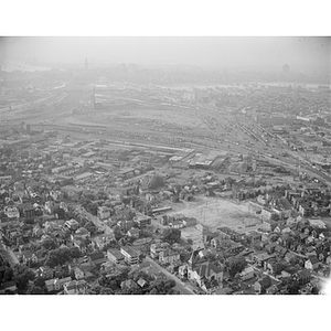 Schlager Steel Company, Parsons, Friedman and Central, business and residential area, Somerville, MA