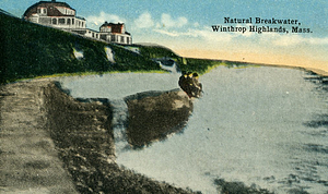 Post Card Picture of Natural Breakwater