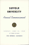 1969 Suffolk University commencement program (all schools)