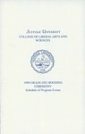 1998 Suffolk University Graduate Hooding Ceremony, College of Arts & Sciences