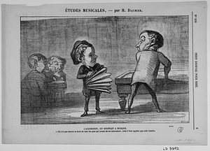 L' ACCORDÉON, DIT SOUFFLET A MUSIQUE. - On n'a pas encore le droit de tuer les gens qui jouent de cet instrument, mais il faut espérer que cela viendra.