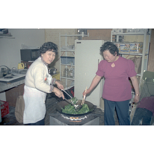 Cooks at Chinese Progressive Association anniversary event