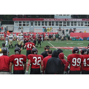 Northeastern plays against William & Mary in the Homecoming game