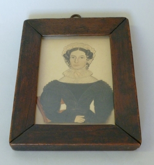 Cut Paper Picture of a Woman