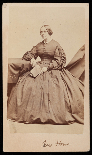Studio portrait of Mrs. Howe, Boston, Mass., undated