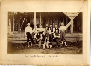The Herald Ham Nine baseball team, Boston, 1880