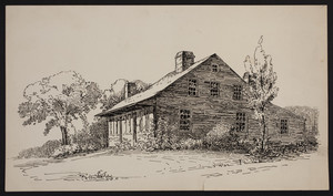 Dutch House, North Haven, Conn. [Jedediah Button House, 1759 and ell, ca. 1800.]