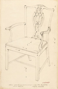 "Arm Chair of Mahogany"