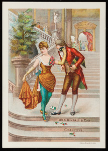 Cigarette card for Wm. S. Kimball & Co's Cigarettes, Rochester, New York, undated