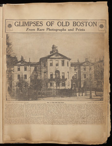 Glimpses of Old Boston from Rare Photographs and Prints clippings album