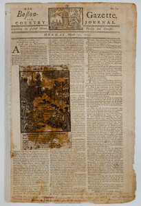 The Boston-Gazette, and Country Journal, 12 March 1770