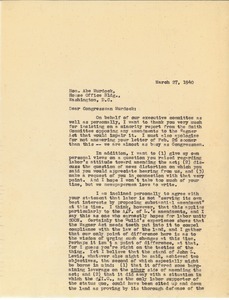 Letter from Charles L. Whipple to Abe Murdock