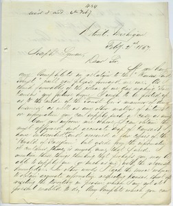 Letter from Douglas Payne to Joseph Lyman
