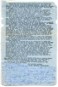 Letter from Harold Stevens to Norine Phillips Lee