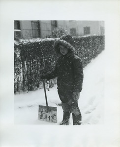Child with shovel