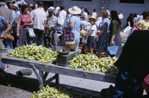 Green peppers at Ohrid market