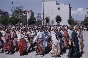Group of gypsies at national celebration