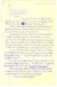 Letter from David Levison to W. E. B. Du Bois and Shirley Graham
