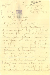 Letter from Mary Rice Hayes-Allen to W. E. B. Du Bois