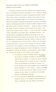 Proposed policy and program