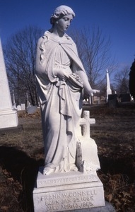 Cambridge Cemetery (Cambridge, Mass.) gravestone: Connell, Frank (d. 1885)