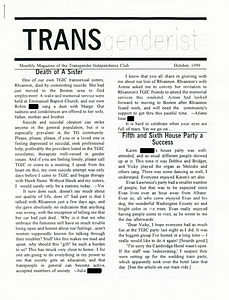 The Transgenderist (October, 1999)