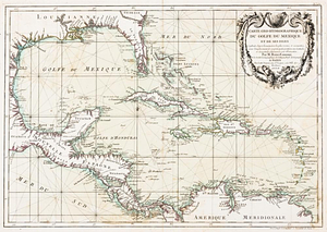 Carte geo-hydrographique du Golfe du Mexique et de ces isles