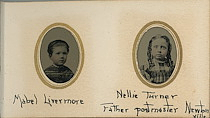 Tintype album of Effie Rogers Lord