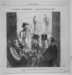 - Et toi, qu'est-ce que tu trouves de meilleur au Salon cette année? - La bière.