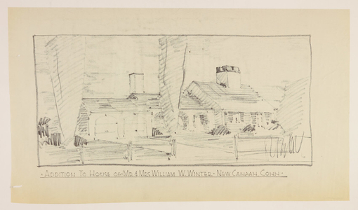 William W. Winter house, New Canaan, Conn.