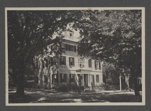 Exterior view of the Russell House, Plymouth, Mass., undated
