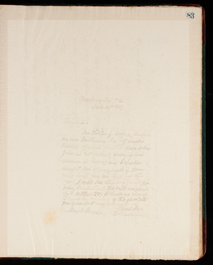 Thomas Lincoln Casey Letterbook (1888-1895), Thomas Lincoln Casey to General Perry C. Card, June 25, 1889