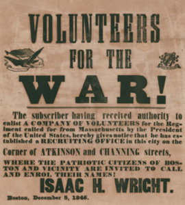 Volunteers for the War!