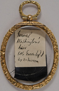 Locket containing George Washington's hair