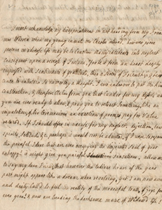 Letter from Hannah Winthrop to Mercy Otis Warren, 1 September 1780