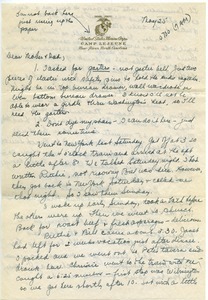 Letter from Mary W. Lauman to Frances and George Lauman