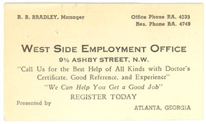 West Side Employment Office