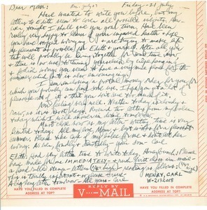 Letter from Carl Henry to Anna Entratter