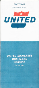 United Airlines brochure