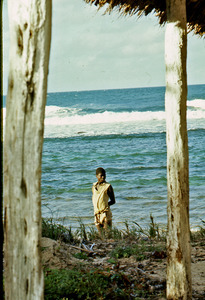 Young man at beach