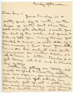 Letter from Ruth Nash to Luella M. Nash