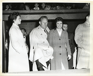 Musician and actor Vaughn Monroe with an unidentified women