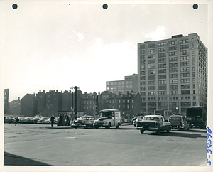 Looking westerly from the corner of Albany and Lincoln Street