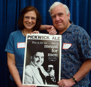 Patricia and Jack Vallely at the Waltham Mass. Memories Road Show