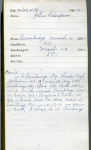 Tewksbury Almshouse Intake Record: Simpson, John