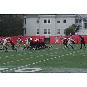 Northeastern plays against William & Mary in the Homecoming game