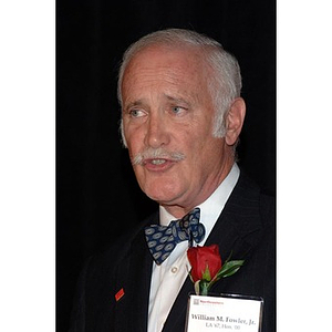 William Fowler speaks at the Alumni Ball