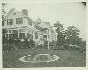 Exterior view of the John Lawrence House, 76 Campmeeting Road, Topsfield, Mass., undated