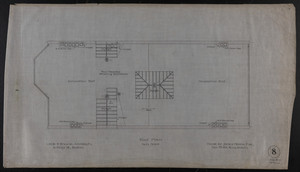 Roof Plan, House for James Means, Esq., Bay State Road, Boston, Feby. 26, 1897
