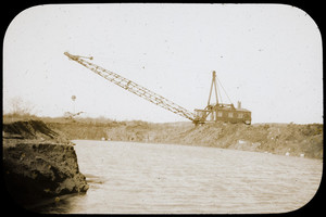 A crane working on the Cape Cod Canal